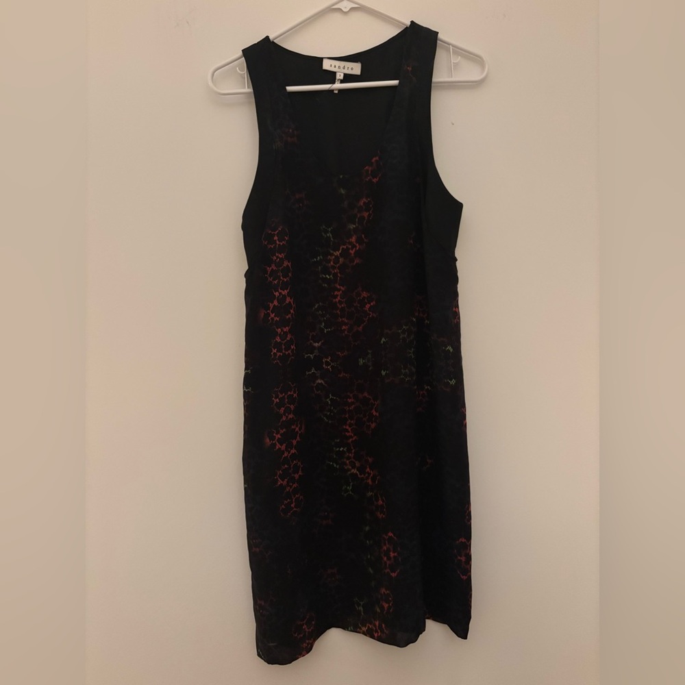 Sandro Multicolored Patterned Mini Dress